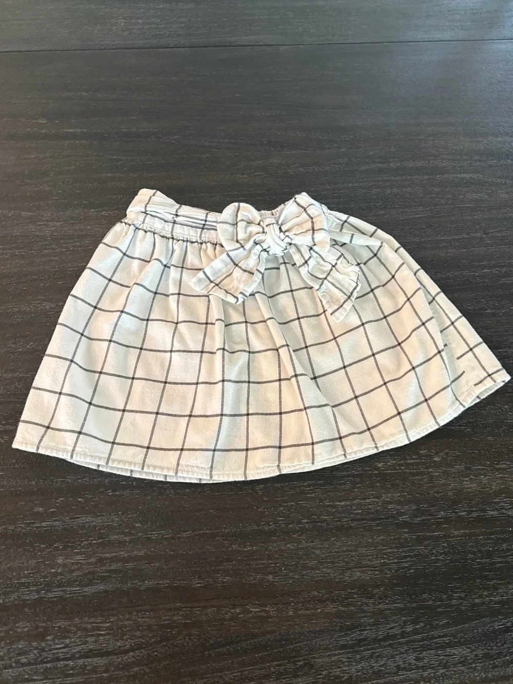 Carter's Girls 6 White and Black Skirt